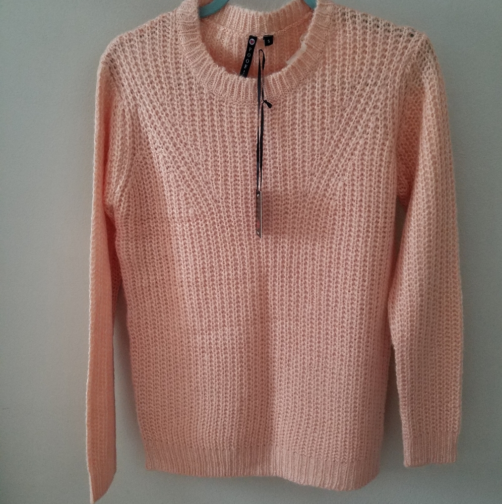 Rose colored sweater